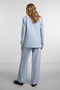 PIECES PCBOSSY LS LOOSE BLAZER - Dames Blazer - Gespreide kraag - Kentucky Blue