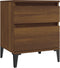 vidaXL - Nachtkastjes - 2 - st - 40x35x50 - cm - bruin - eikenkleur