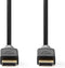 Nedis CCBW38010AT20 - DisplayPort 2.1 Kabel - 200cm - Antraciet