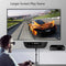 Belesy® Beamer Projector Z3 Compact - Support 4K - Contrast 10.000:1 - 4.500 Lumen - Projectie 50 tot 200 inch - Beamers - Wifi & Android - Cadeau - WK 2022 - Moederdag