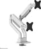 Neomounts DS70S-950WH2 - Monitorarm voor 2 schermen tot 35