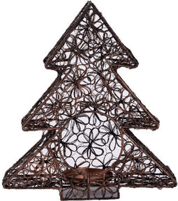 PTMD Windlicht Waymar - 34x13x39 cm - Ijzer - Koper