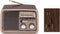 KoolTech Pop Retro Radio - AM/FM en Bluetooth - Bruin
