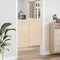 vidaXL - Draaideuren - louvredesign - 2 - paar - 100x100 - cm - massief - grenenhout