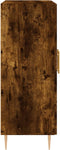 vidaXL - Dressoir - 69,5x34x90 - cm - bewerkt - hout - gerookt - eikenkleurig
