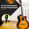 Finesse Akoestische Gitaar - Starterset - Videocursus - 4/4 40