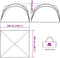 vidaXL - Partytent - waterdicht - blauw