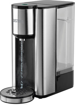 DistinQ Heetwaterdispenser - Luxe Instant Waterkoker - 2,5 Liter - Afneembaar Reservoir - Zilver Zwart