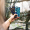 Hoesje Geschikt voor Samsung Galaxy S10 Plus Hoesje Siliconen - Design Backcover siliconen - Meerkleurig / Blue Botanic