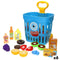 Eten speelgoedset Colorbaby 22 x 43 x 16 cm 51 Onderdelen 6 Stuks