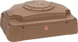 Step2 Play & Store Zandbak - Met Deksel en Zitbankjes - Zandbak van plastic / kunststof voor kinderen - Voor 91 kg zand