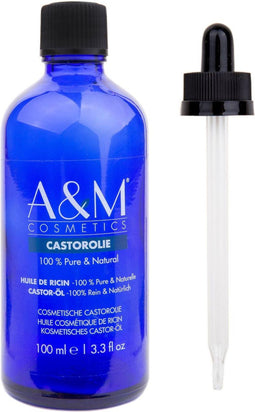 Aza Natural - Castor olie (premium, 100% zuiver, koudgeperst, voor haar & huid) 100 ml