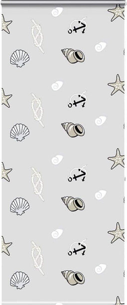 vidaXL - Doucherolgordijn - met - cassette - 110x240 - cm - stofbreedte - 106 - cm