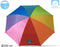 Atosa Design parasol - Multi kleuren - D199 x H200 cm - zomer/strand - 8 vlakken - metaal/nylon