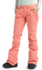 Burton Vida Dames Skibroek - Slim Fit - Ritszakken - Crabapple