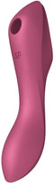Satisfyer, drukgolfvibrator, Curvy Trinity 3, 17,5 cm, 3 motoren, veelzijdig, drukgolven en trillingen
