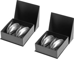 Anovi Zeeuws Mosselbestek - Authentiek en Elegant - Gepolijst Zilvertin - (2 stuks)