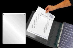 Insteektas Tarifold U-map 220x305mm zelfklevend PP transparant - 6 stuks