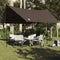 vidaXL - Kampeerluifel - waterdicht - 438x376x212 - cm - bruin