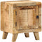 vidaXL - Nachtkastje - 2 - st - 40x32x46 - cm - massief - hout - ruw - mangohout