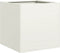 vidaXL - Plantenbak - 40x40x40 - cm - koudgewalst - staal - wit