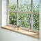 vidaXL - Vensterbanken - 2 - st - onbehandeld - 140x30x2 - cm - massief - eikenhout