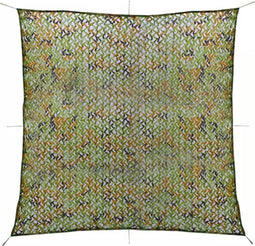 vidaXL - Camouflagenet - met - opbergtas - 6x6 - m
