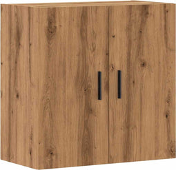 vidaXL - Wandkast - 60x31x60 - cm - bewerkt - hout - artisanaal - eikenkleurig
