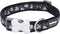 Rd Halsband Diamond Zwart-m 20mmx31-47cm - Hond - Animal Boulevard - Dc-dm-bb-20 - Zwart