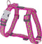 Rd Harnas Stars Limoen Op Roze-s 15mmx30-48x36-54cm - Hond - Animal Boulevard - Dh-st-hp-15 - Limoen Op Roze
