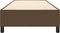 vidaXL - Bedframe - zonder - matras - 80x200 - cm - stof - donkerbruin