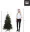 Black Box Trees Brampton Kunstkerstboom Slim - H155 x Ø102 cm - Groen