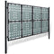 vidaXL - Poort - enkel - 300x225 - cm - zwart