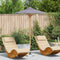 vidaXL - Tuinparasol - Donkergrijs - 150x210 - cm - Bamboe