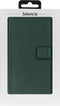 Selencia Hoesje Geschikt voor Samsung Galaxy J6 Hoesje Met Pasjeshouder - Selencia Echt Lederen Bookcase - Groen