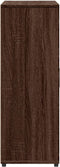 vidaXL - Dressoir - 60x31x84 - cm - bewerkt - hout - bruin - eikenkleur