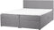 SENATOR - Boxspringbed - Grijs - 180 x 200 cm - Polyester