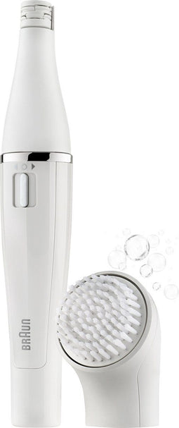 Braun Face 831 - Gezichtsepilator en reinigingsborstel - 6x betere reiniging - Wit