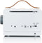 Lenco PDR-065WH - DAB+ Radio - Bluetooth speaker - Wit