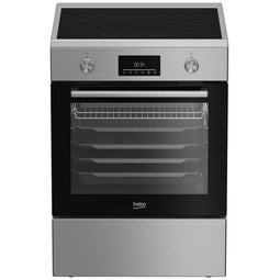 Beko FBMA6930GX - Vrijstaand inductiefornuis - 4 kookzones - RVS