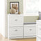 SoBuy FSR78-W - Schoenenkast - 2 Kleppen - Wit - 24 x 60 x 102 cm