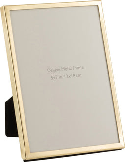 J-Line fotolijst Fijne Boord - metaal - goud - medium - 2 stuks