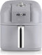 Swan Retro Airfryer 6 Liter – Frituren op een Gezonde Manier – Grijs
