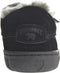 Warmbat Melton - Heren pantoffel - Suède met schapenwol - Zwart - Maat 42