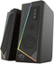 Trust GXT 609 Zoxa - Stereospeakerset - RGB-verlichting 12W - Zwart