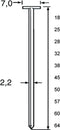 Dutack T-nagel rvs 64mm - 1000 Stuks
