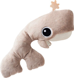 Topbright Sleepwell Whale - Kalmerende Knuffel met Huilsensor en Bewegende Staart - Beige