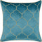 ALYSSUM - Sierkussen set van 2 - Blauw - 45 x 45 cm - Polyester