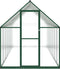 vidaXL - Tuinkas - met - basisframe - 445x169x195 - cm - aluminium - groen
