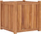 vidaXL - Plantenbak - verhoogd - 50x50x50 - cm - massief - teakhout